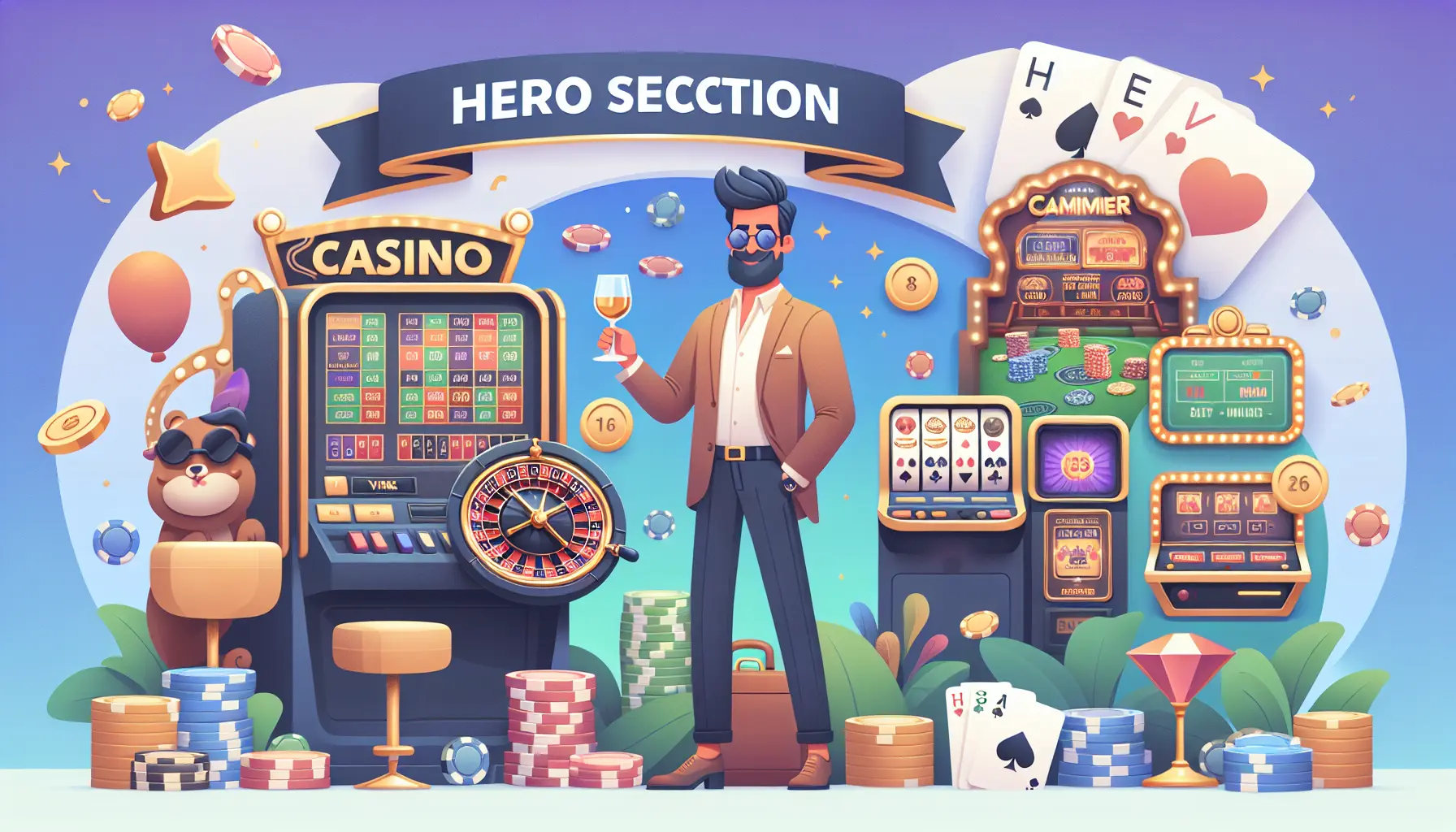 Vinnie Winners Casino gaming atmosphere